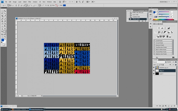 Creation of Simple Typography 2: Step 3
